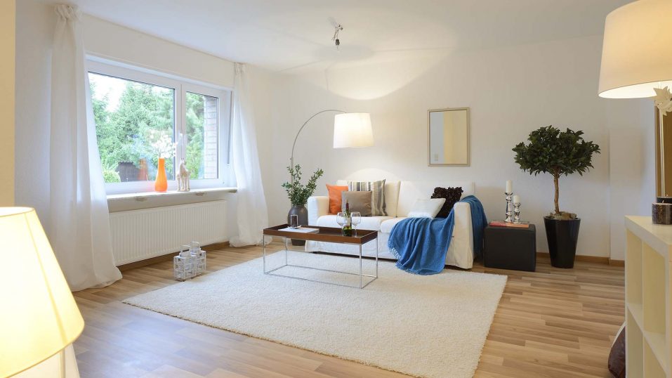 Immobilienmakler Bochum Gerdt Menne Haus kaufen Bochum Siedlungshaus in Bochum Weitmar hier Wohnzimmer