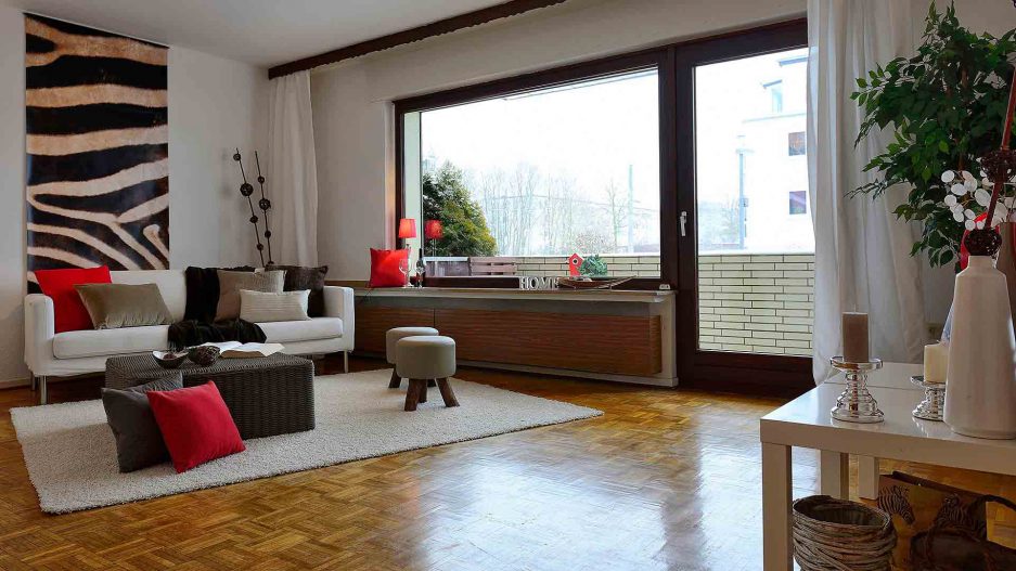 Immobilienmakler Bochum Gerdt Menne Haus kaufen Bochum Dreifamilienhaus in Bochum Hiltrop hier Wohnzimmer