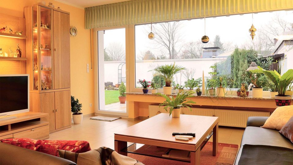 Immobilienmakler Bochum Gerdt Menne Haus kaufen Bochum Bungalow in Bochum Harpen hier Wohnzimmer