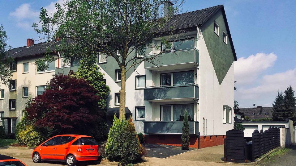 Immobilienmakler Bochum Gerdt Menne Wohnung kaufen Bochum Wohnung in Bochum Eppendorf hier Aussenansicht