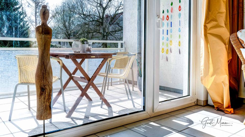 ImmobilienMakler Gerdt Menne Bochum Wohnung kaufen Bochum Wohnung in Bochum Altenbochum hier Ansicht Balkon