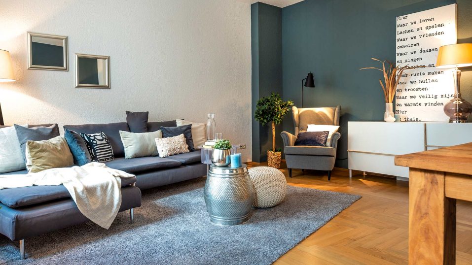 Immobilienmakler Bochum Gerdt Menne Wohnung kaufen Bochum Wohnung in Bochum Hordel hier Ansicht Wohnzimmer