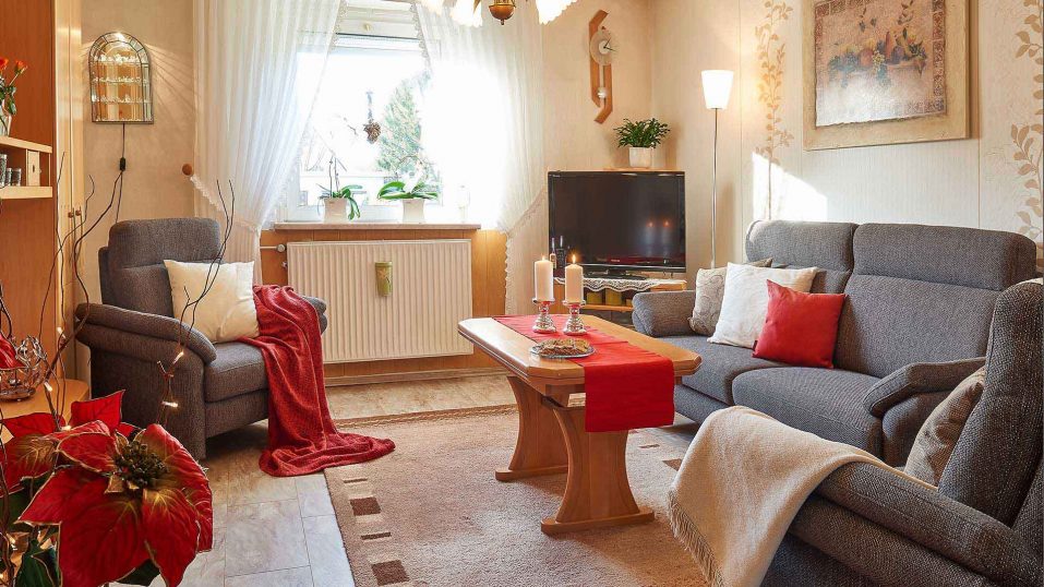 Immobilienmakler Bochum Gerdt Menne Haus kaufen Bochum Zechenhaus in Bochum Hordel hier Wohnzimmer
