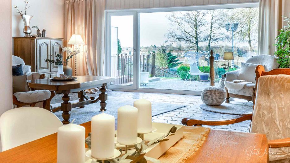 Immobilienmakler Bochum Gerdt Menne Haus kaufen Bochum Reihenhaus in Bochum Linden hier Wohnzimmer