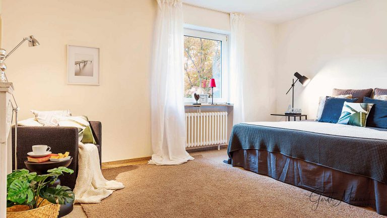 Immobilienmakler Bochum Gerdt Menne Haus kaufen Bochum Bungalow in Bochum Harpen hier Schlafzimmer