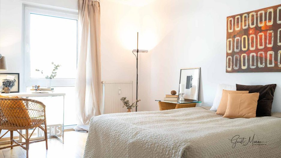 ImmobilienMakler Gerdt Menne Bochum Wohnung kaufen Bochum Wohnung in Bochum Altenbochum hier Ansicht Schlafzimmer