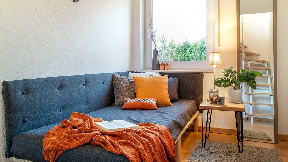 ImmobilienMakler Gerdt Menne Bochum Wohnung kaufen Bochum Mikromaisonettewohnung in Bochum-Weitmar hier Ansicht Schlafzimmer