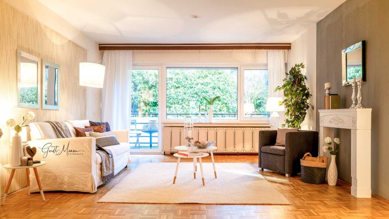 ImmobilienMakler Gerdt Menne Bochum Wohnung kaufen Bochum Wohnung in Bochum-Linden hier Ansicht Wohnzimmer