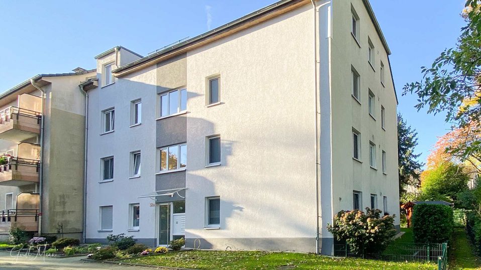Immobilienmakler Bochum Gerdt Menne Wohnung kaufen Bochum Wohnung in Bochum-Weitmar hier Ansicht aussen Front