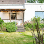 1 Immobilienmakler Bochum Gerdt Menne Haus kaufen Bochum klassisches Zechenhaus in Bochum Hordel hier Gartenansicht