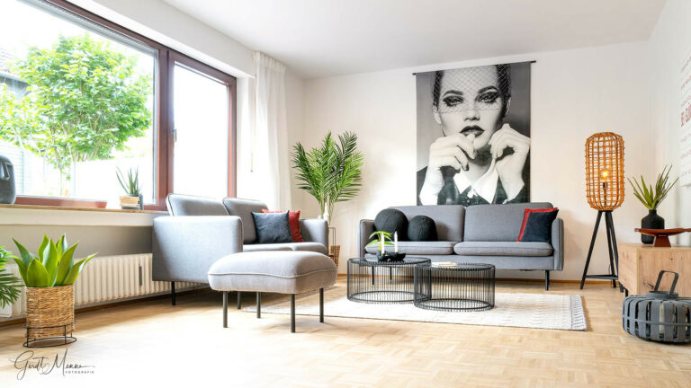 Immobilienmakler Bochum - Gerdt Menne Immobilien Immobilienmakler Bochum Gerdt Menne Haus kaufen Bochum groesseres Reihenmittelhaus in Bochum Wiemelhausen hier Ansicht Wohnzimmer