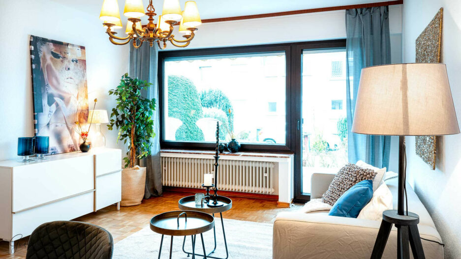 Immobilienmakler Bochum Gerdt Menne Reihenmittelhaus kaufen in Bochum Linden hier 2a Wohnzimmer