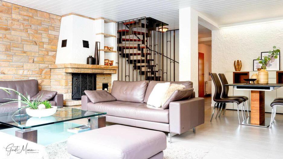 Immobilienmakler Bochum Gerdt Menne Mittelhaus kaufen in Herne Sodingen 2a hier Wohnzimmer