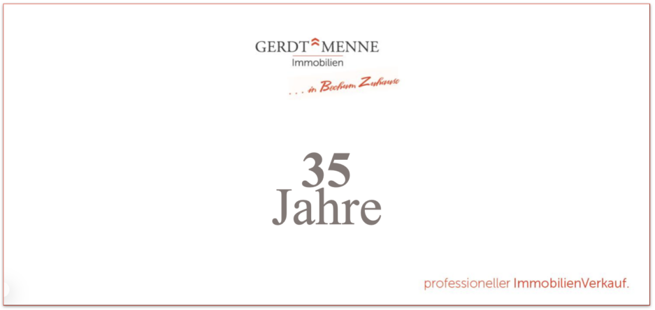 35 Jahre Gerdt Menne Immobilien e.K.
